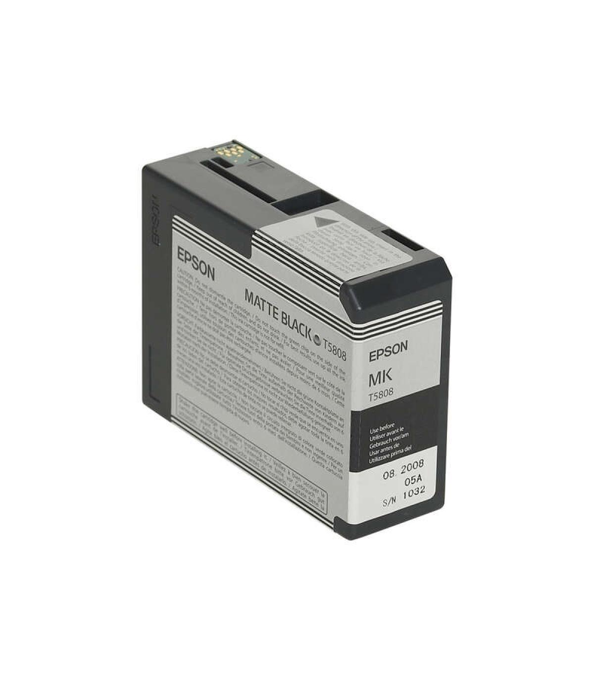 Epson T5808 Negro Mate Cartucho de Tinta Original - C13T580800