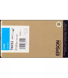 Epson T6032 Cyan Cartucho de Tinta Original - C13T603200