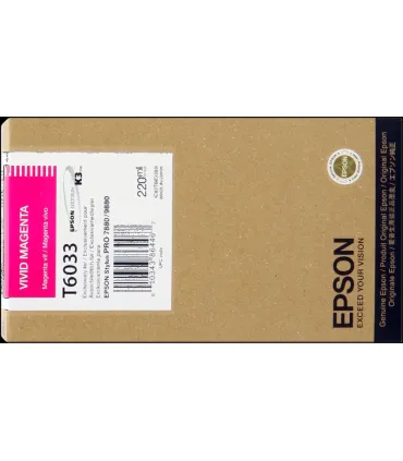 Epson T6033 Magenta Cartucho de Tinta Original - C13T603300