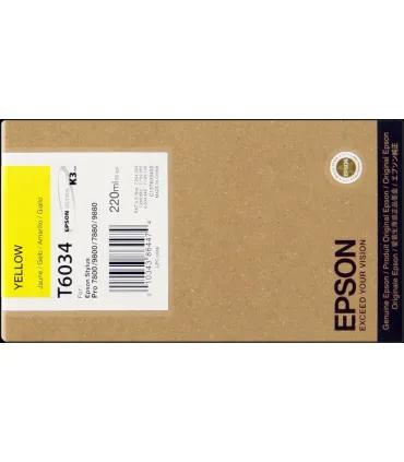 Epson T6034 Amarillo Cartucho de Tinta Original - C13T603400