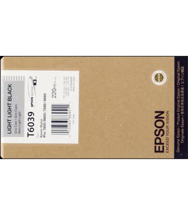 Epson T6039 Negro Light Light Cartucho de Tinta Original - C13T603900