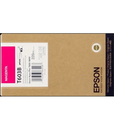 Epson T603B Magenta Cartucho de Tinta Original - C13T603B00