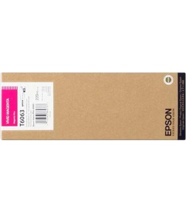 Epson T6063 Magenta Vivido Cartucho de Tinta Original - C13T606300