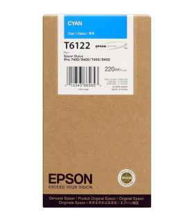 Epson T6122 Cyan Cartucho de Tinta Original - C13T612200