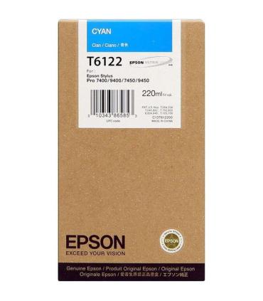 Epson T6122 Cyan Cartucho de Tinta Original - C13T612200