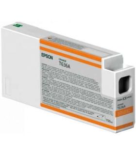 Epson T636A Naranja Cartucho de Tinta Original - C13T636A00