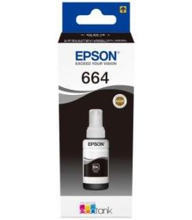 Epson T6641 Negro Botella de Tinta Original - C13T664140