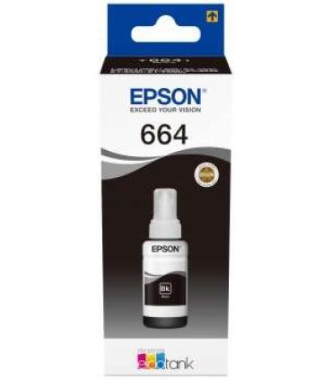 Epson T6641 Negro Botella de Tinta Original - C13T664140