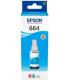 Epson T6642 Cyan Botella de Tinta Original - C13T664240