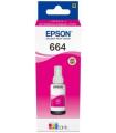 Epson T6643 Magenta Botella de Tinta Original - C13T664340