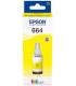 Epson T6644 Amarillo Botella de Tinta Original - C13T664440