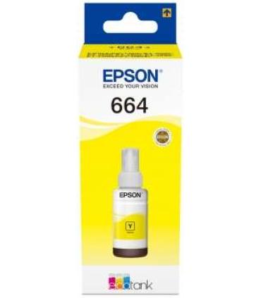 Epson T6644 Amarillo Botella de Tinta Original - C13T664440