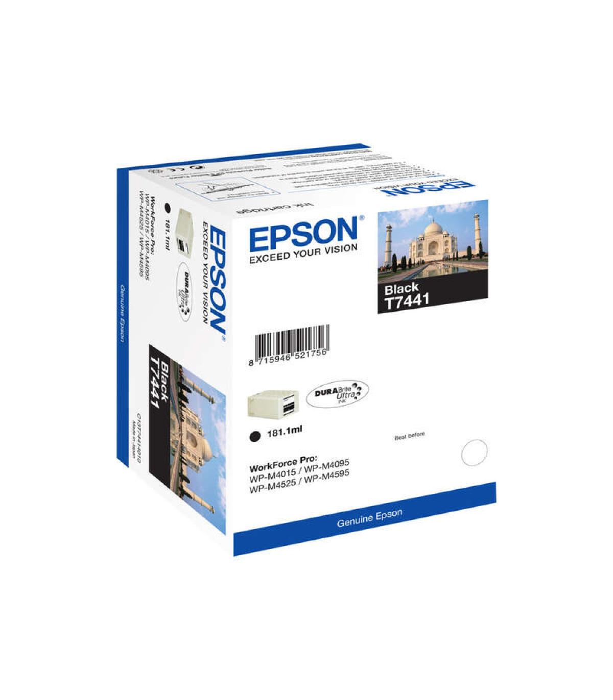 Epson T7441 Negro Cartucho de Tinta Original - C13T74414010