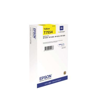 Epson T7554 Amarillo Cartucho de Tinta Original - C13T755440
