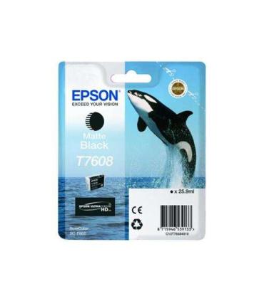 Epson T7608 Negro Mate Cartucho de Tinta Original - C13T76084010