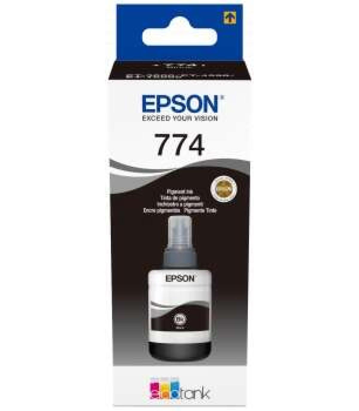 Epson T7741 Negro Botella de Tinta Pigmentada Original - C13T774140