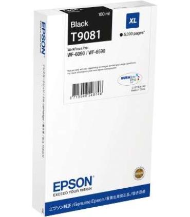 Epson T9081 Negro Cartucho de Tinta Original - C13T908140