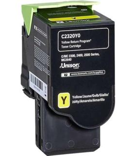 Lexmark C2325/C2425/C2535/MC2325/MC2425/MC2535/MC2640 Amarillo Cartucho de Toner Original - C2320Y0