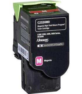 Lexmark C2325/C2425/C2535/MC2325/MC2425/MC2535/MC2640 Magenta Cartucho de Toner Original - C232HM0