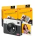 Kodak Mini Shot 3 Retro Pack de Camara Digital Instantanea Bluetooth + 60 Hojas de Papel Fotografico 7.62x7.62cm - Pantalla LCD.
