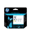 HP 72 Cabezal de Impresion Original - Negro Mate y Amarillo - C9384A