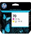 HP 70 Amarillo/Magenta Cabezal de Impresion Original - C9406A