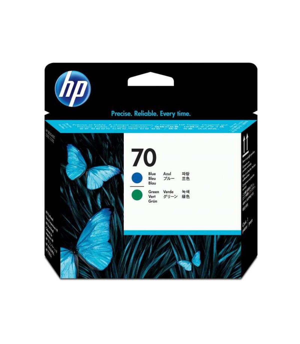 HP 70 Azul/Verde Cabezal de Impresion Original - C9408A