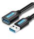 Vention Cable Extension USB 3.0 A Macho a A Hembra - 0.5m - Color Negro