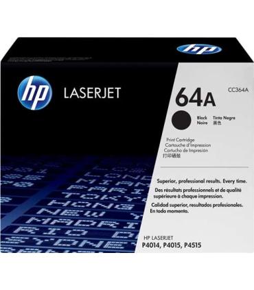 HP CC364A Negro Cartucho de Toner Original - 64A