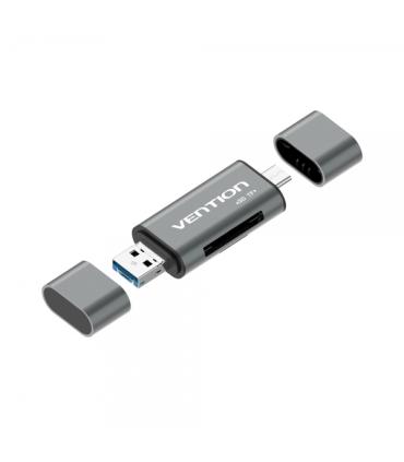 Vention Lector de Tarjetas Externo USB 3.0 - Color Gris