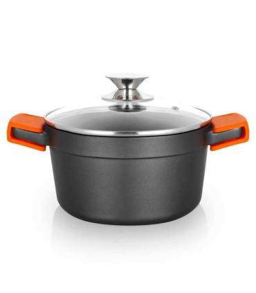 Orbegozo CDH 3020 - Cacerola de Aluminio Fundido Resistente - Versatilidad y Seguridad en la Cocina - Antiadherente y Apta..