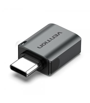 Vention Adaptador USB-C Macho a USB 3.0 Hembra - Color Gris