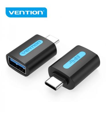 Vention Adaptador USB-C Macho a USB 3.0 A Hembra - Color Negro