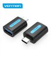 Vention Adaptador USB-C Macho a USB 3.0 A Hembra - Color Negro