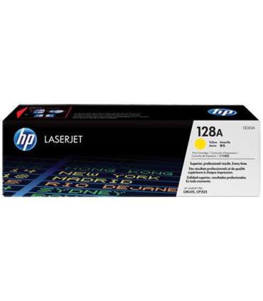 HP CE322A Amarillo Cartucho de Toner Original - 128A