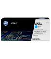 HP CE341A Cyan Cartucho de Toner Original - 651A