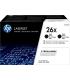 HP CF226X Negro Pack de 2 Cartuchos de Toner Originales - 26X
