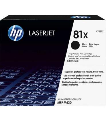 HP CF281X Negro Cartucho de Toner Original - 81X