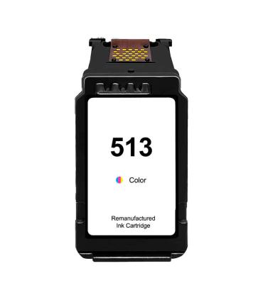 Canon CL513/CL511 Color Cartucho de Tinta Remanufacturado - Muestra Nivel de Tinta - Reemplaza 2971B001/2972B001