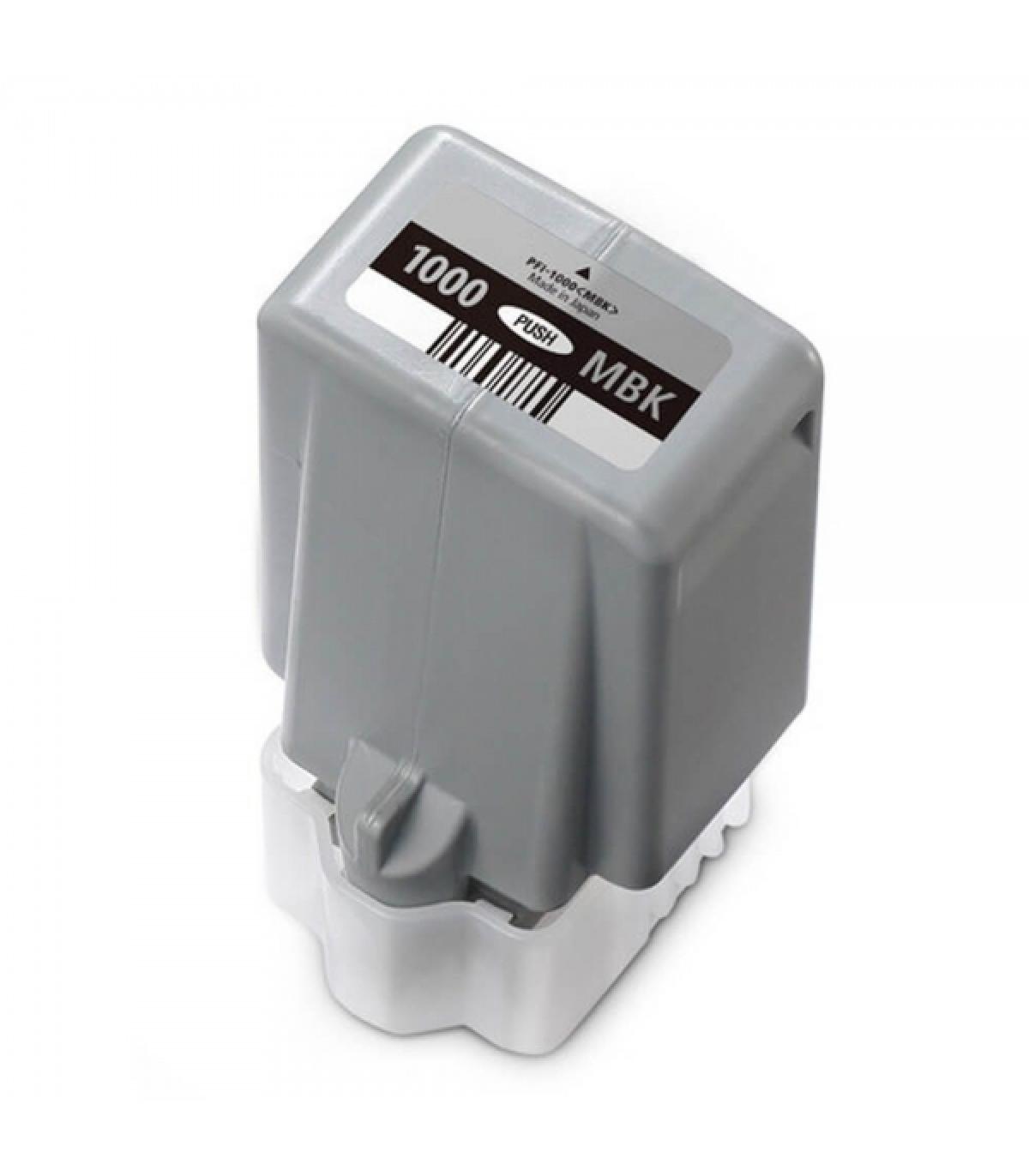 Canon PFI1000 Negro Mate Cartucho de Tinta Pigmentada Generico - Reemplaza PFI1000MBK/0545C001