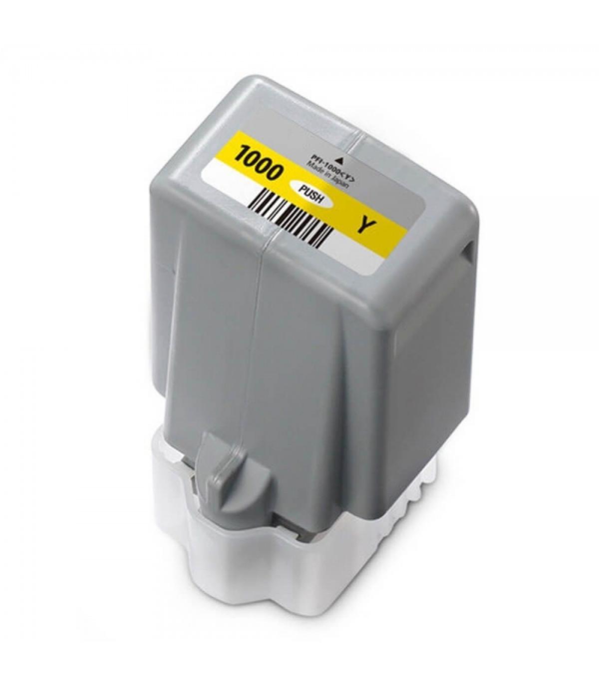 Canon PFI1000 Amarillo Cartucho de Tinta Pigmentada Generico - Reemplaza PFI1000Y/0549C001