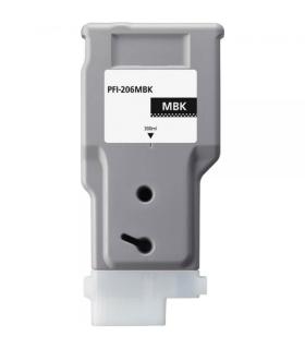 Canon PFI206 Negro Mate Cartucho de Tinta Pigmentada Generico - PFI206MBK/5302B001