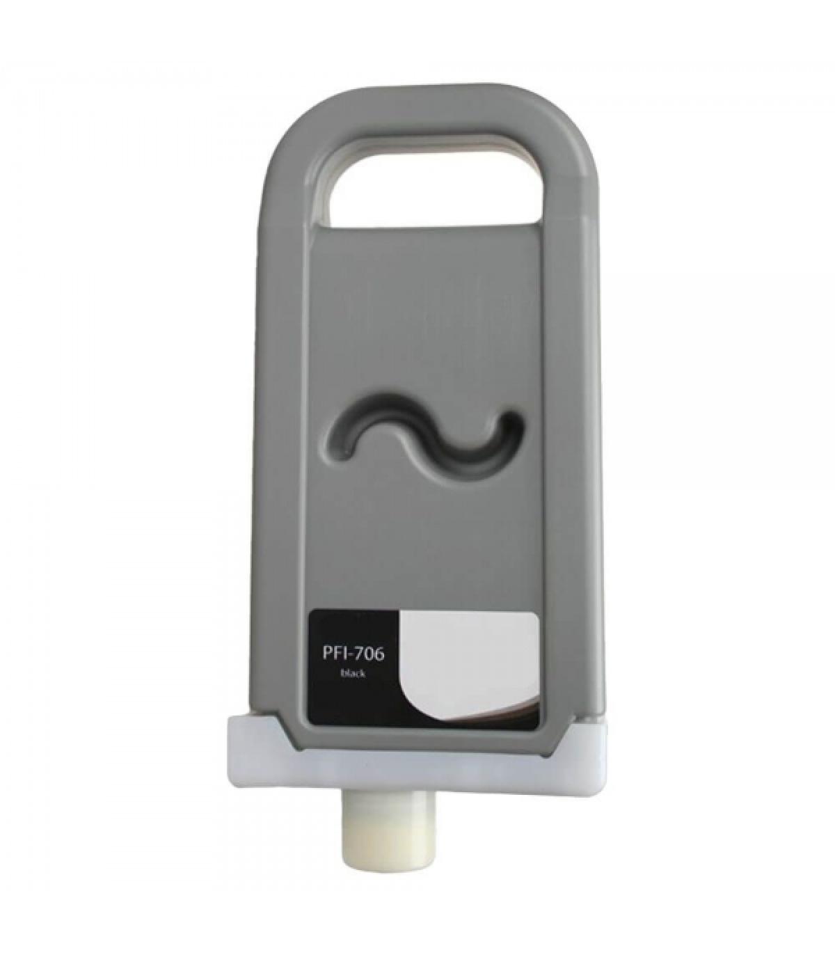 Canon PFI706 Negro Cartucho de Tinta Pigmentada Generico - Reemplaza 6681B001