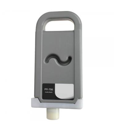 Canon PFI706 Negro Mate Cartucho de Tinta Pigmentada Generico - Reemplaza 6680B001