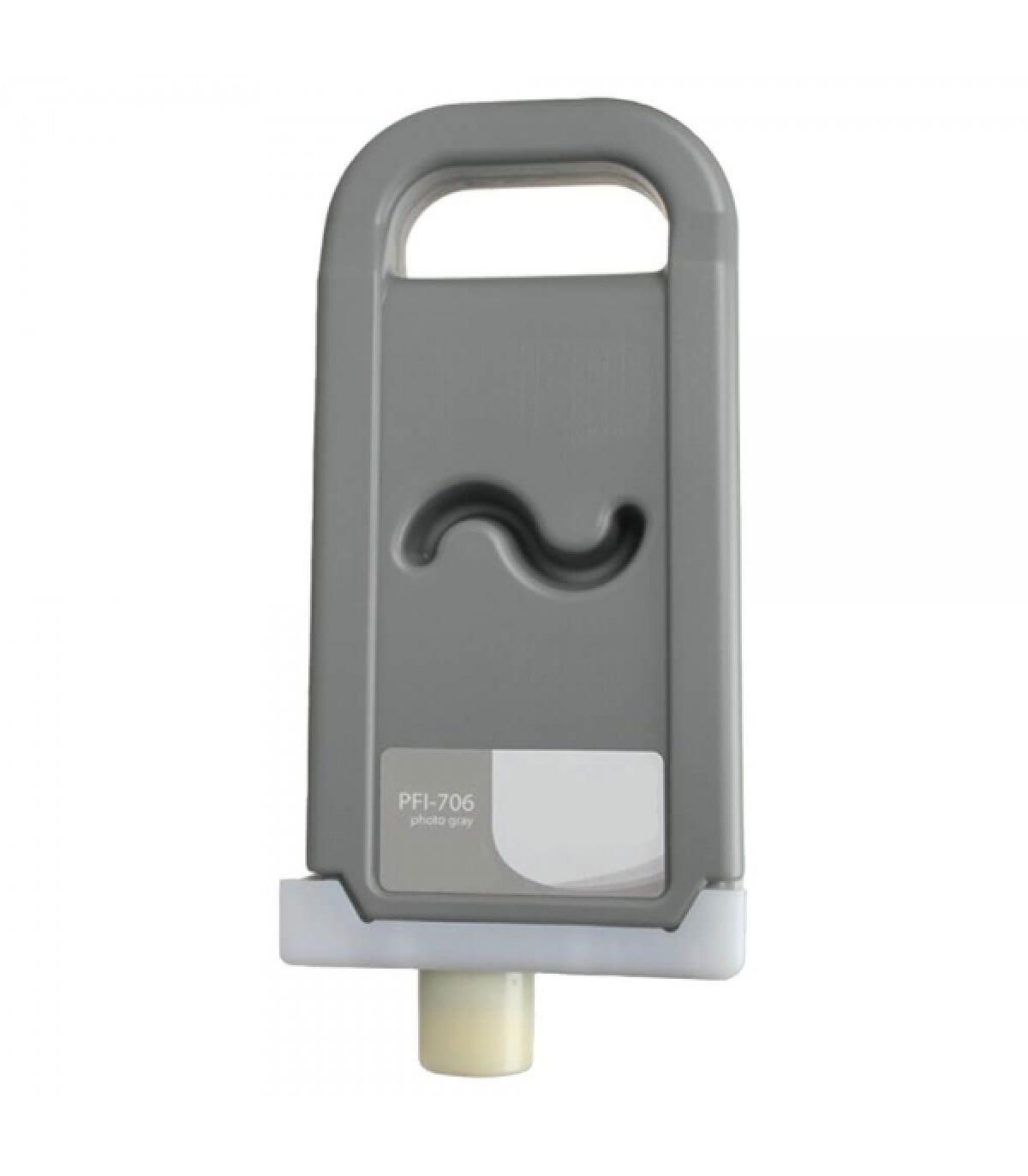 Canon PFI706 Gris Photo Cartucho de Tinta Pigmentada Generico - Reemplaza 6691B001