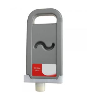 Canon PFI706 Rojo Cartucho de Tinta Pigmentada Generico - Reemplaza 6687B001