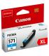 Canon CLI571XL Cyan Cartucho de Tinta Original - 0332C001