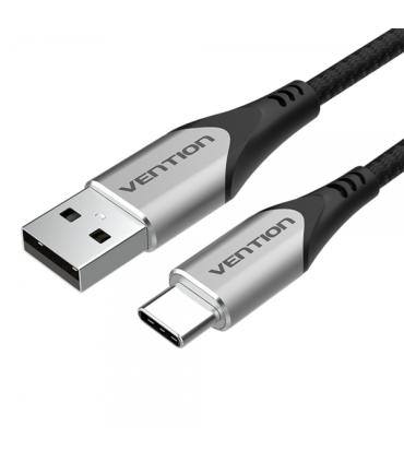 Vention Cable USB-A Macho a USB-C Macho 3A 60W 480Mbps - 1m - Color Gris