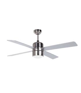 Orbegozo CP 72120 Ventilador de Techo Inoxidable - Aspas Silver - Sistema de Ventilacion Reversible - Mando a Distancia - Ideal.