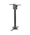 Aisens Soporte de Techo Universal Profesional Giratorio - Inclinable y Extensible para Proyector - Color Negro